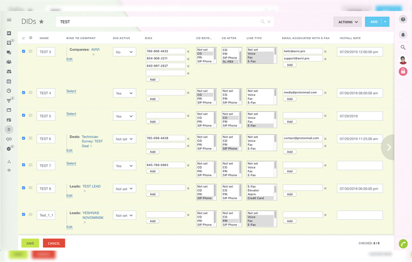 Group edit mode for custom fields in the Bitrix24 List view screenshot 3